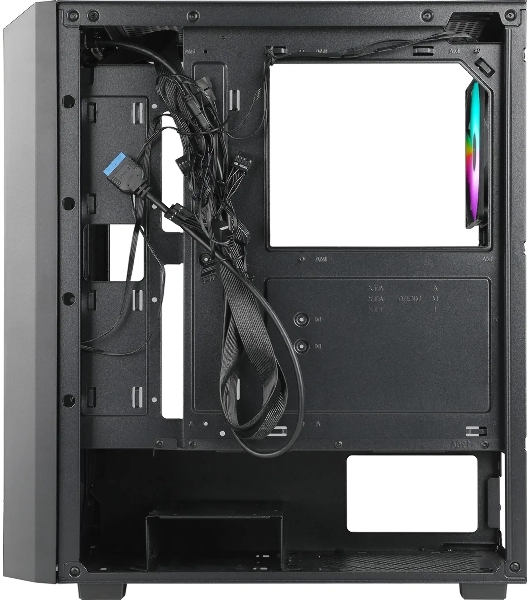 Компьютерный корпус Azza Fighter черный без БП ATX 4x120мм 2x140мм 2xUSB2.0 1xUSB3.0 audio bott PSU