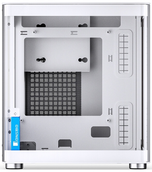 Компьютерный корпус без блока питания Case JONSBO TK-0 белый, Desktop SFF, TG, no fan, 1xUSB-A 3.2 + 1xUSB-C 3.2, SFX PSU Support, mITX белый