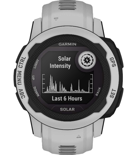 Умные часы Garmin Instinct 2S Solar Surf Edition Ericeira, 0.79' PMOLED, Wi-Fi, Bluetooth 4.2, NFC, IP68, черный / серый