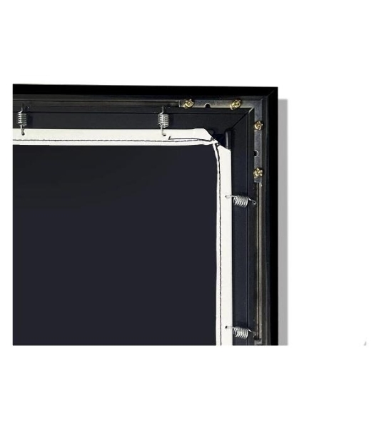 Экран для проектора S'OK SCFRV-221x125 100' 16:9 на бархатной раме, PS White, черная рама