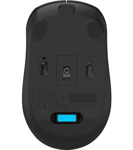 Мышь беспроводная A4Tech Fstyler FG16CS Air2 черный, 2000 dpi, радиоканал, USB, кнопки - 4