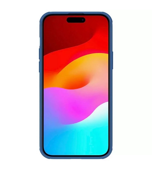 Чехол Super Frosted Shield Pro, синий, (AP IP15 Plus)