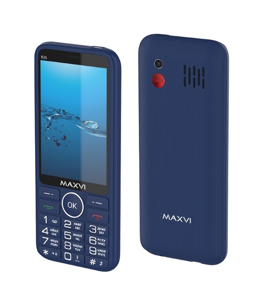 Мобильный телефон Maxvi B35 синий