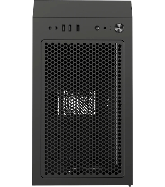 Компьютерный корпус без блока питания PCCOOLER LM300 ARGb BK, Flat Mid Tower, черный, TG, 0.45 SPCC, 1x120мм mATX, mITX 170/330/150мм 2x2.5', 2x3.5', 5xPCI 1xUSB-A 3.0, 2xUSB-A 2.0 375x205x427мм