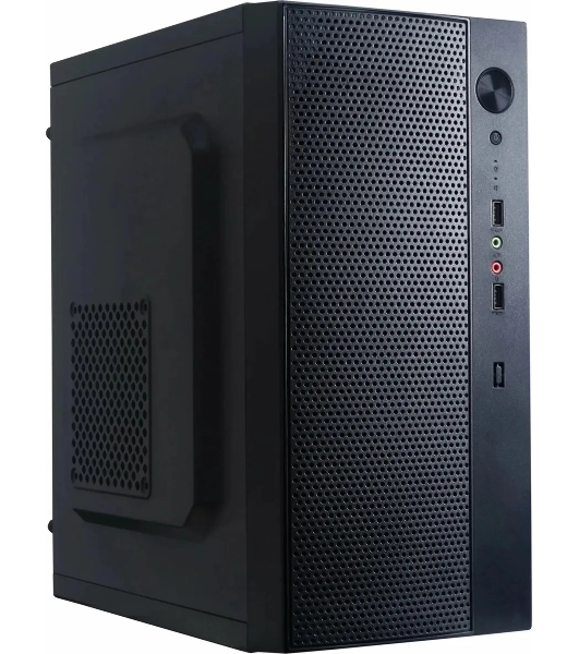 Компьютерный корпус Accord ENTRY ACC-242B черный без БП mATX 2xUSB 2.0 audio