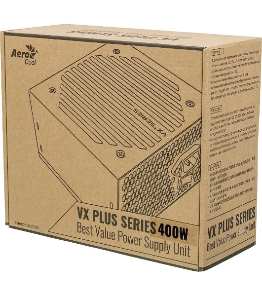 Блок питания Aerocool/Formula VX-400 PLUS, 400Вт, 120мм, черный