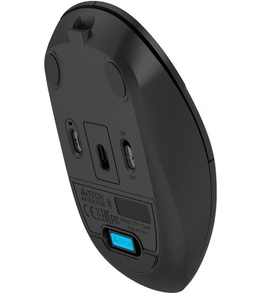 Мышь беспроводная A4Tech Fstyler FG16CS Air2 черный, 2000 dpi, радиоканал, USB, кнопки - 4