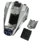 Пылесос JVC JH-VC423 синий/серый, 420/2400 Вт, уборка сухая, пылесборник контейнер 3 л, фото6