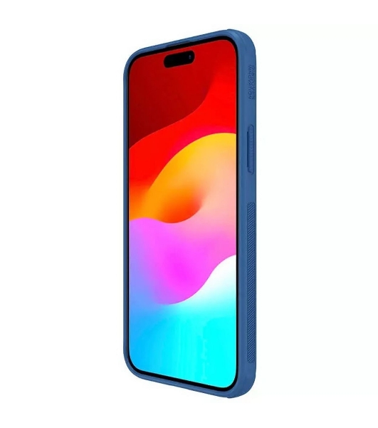 Чехол Super Frosted Shield Pro, синий, (AP IP15 Plus)