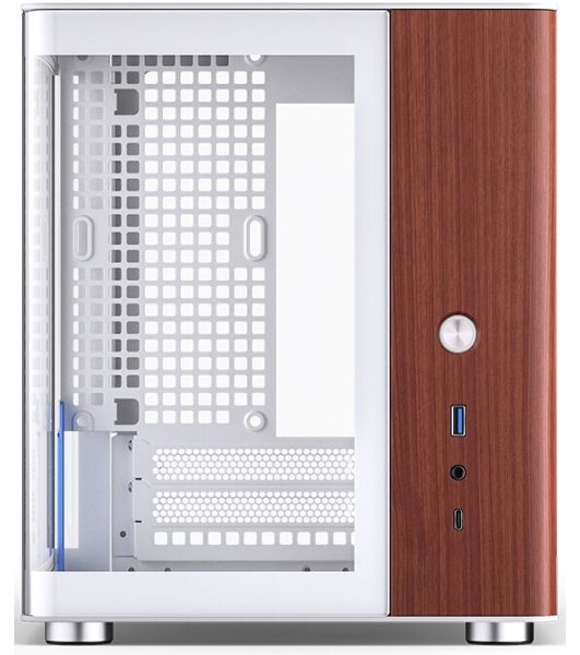Компьютерный корпус без блока питания Case JONSBO TK-0 белый, Desktop SFF, TG, no fan, 1xUSB-A 3.2 + 1xUSB-C 3.2, SFX PSU Support, mITX белый