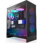 Система жидкостного охлаждения для ПК/Water Cooling System NZXT Kraken Elite 280 RGb (250W, 280мм, LED temp., Black/Fans: 2x140мм, 98.61CFM, 34.5dBA, 2000RPM/Pump height 65мм, 2800RPM, Rad thickness 27мм/S: 1851, 1700, 1200, 115X, AM5, AM4), фото2