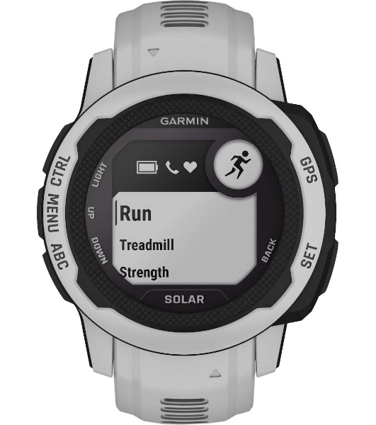 Умные часы Garmin Instinct 2S Solar Surf Edition Ericeira, 0.79' PMOLED, Wi-Fi, Bluetooth 4.2, NFC, IP68, черный / серый