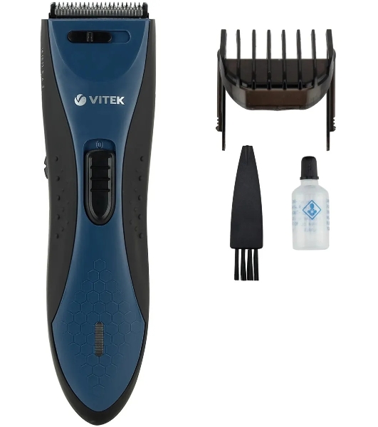 Машинка для стрижки Vitek VT-2578 черный/синий