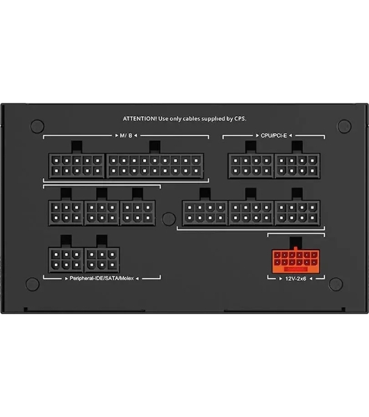Блок питания PCCooler P5-YS1200-G1F черный 1200W 80 PLUS Gold, 135мм, модульный, черный
