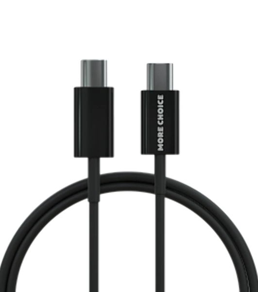 Сетевое зарядное устройство MORE CHOICE (4610196409912) NC60a черный - СЗУ 1USB-C 3.0A PD 20W быстрая зарядка для Type-C