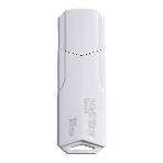 Флешка USB Smartbuy CLUE white (SB16GbCLU-W3), 16Gb, USB 3.0/3.1, R/W 70/25, белый, фото 1