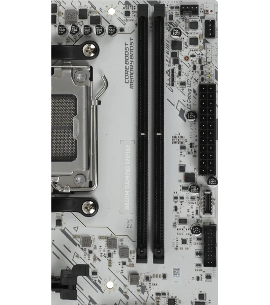 Материнская плата MSI B840M GAMING WIFI6E, AM5, AMD B840, 2xDDR5, 4xSATA, 2xM.2, 1xPCIe 4.0 x16, 1xPCIe 3.0 x4, 1xDP, 1xHDMI, 1x2.5Gb LAN, Wi-Fi 6E, Bluetooth 5.3, 4xUSB-A 5Gbps, 2xUSB-A 2.0, 2x3.5 мм, 7.1, mATX