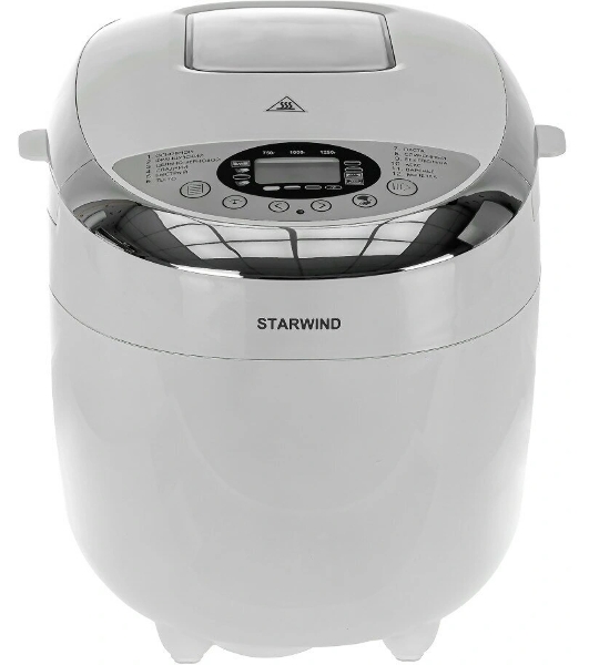 Хлебопечка Starwind SBMM1224 белый, 850 Вт, 1.25 кг, 12 программ