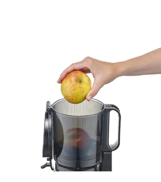 Соковыжималка CASO Juice Fit Pro черный, шнековая вертикальная, 250 Вт, 1000 мл, электронное, реверс