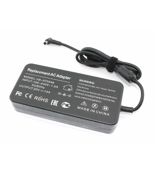 Блок питания (сетевой адаптер) для ноутбуков Asus 20V 14A 6,0*3,7mm 280W, OEM