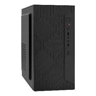 Компьютерный корпус Minitower ExeGate BAA-303M-UNS350 (mATX, БП UNS350 с вент. 12см, 2*USB, HD Audio, черный)