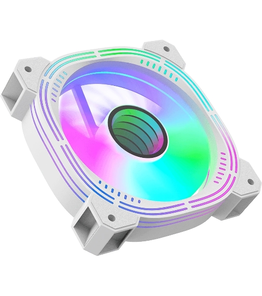 Вентилятор для корпуса Formula Nulight 12WH RGb 120х120x25 белый 3-pin 4-pin (Molex) 19.06дБ (NULIGHT 12WH FR) Ret