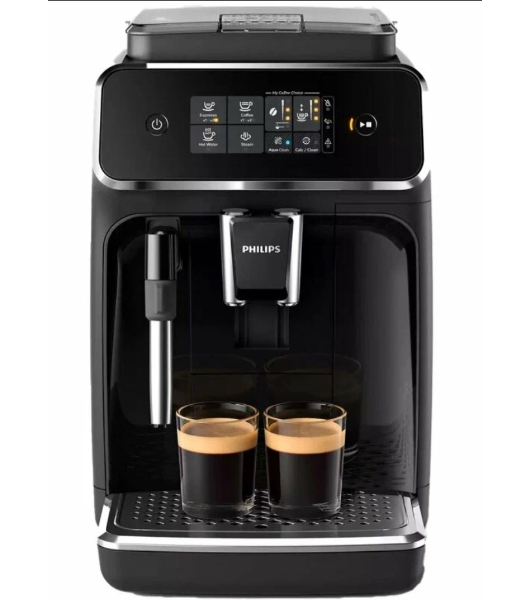 Кофемашина автоматическая Philips EP2224/10 черный, исп. кофе - молотый/зерновой, 1.8 л, 1500 Вт, 15 Бар.