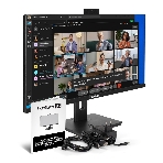 Монитор 27' ExeGate SuperView EA2707CA IPS 2560x1440, 75 Гц, 5 мс, 16:9, 250 кд/м², HDMI 2.0, DP, 3.5 Jack, USB Hub, динамики (2x2 Вт), веб-камера (2 Мп), FreeSync, черный, фото8