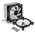 Кулер ExeGate Wizard EXX200-PWM.RGB (Al+Cu, 2 тепл.трубки, LGA775/1150/1151/1155/1156/1200/1700/1851/AM2/AM2+/AM3/AM3+/AM4/AM5/FM1/FM2/754/939/940, TDP 95W, Fan 90мм, PWM, 800-2400RPM, Hydro bearing, 4pin, 11-24db, 305г, RGB подсветка, с термопастой, на защелках, RTL), фото8