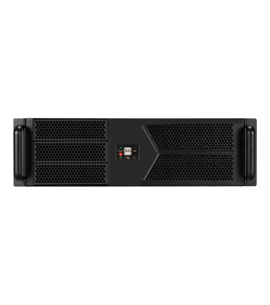 Серверный корпус ExeGate Pro 3U400-07 (RM 19', высота 3U, глубина 400, без БП, 2хUSB)