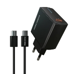Сетевое зарядное устройство MORE CHOICE (4610196409912) NC60a черный - СЗУ 1USB-C 3.0A PD 20W быстрая зарядка для Type-C, фото 1