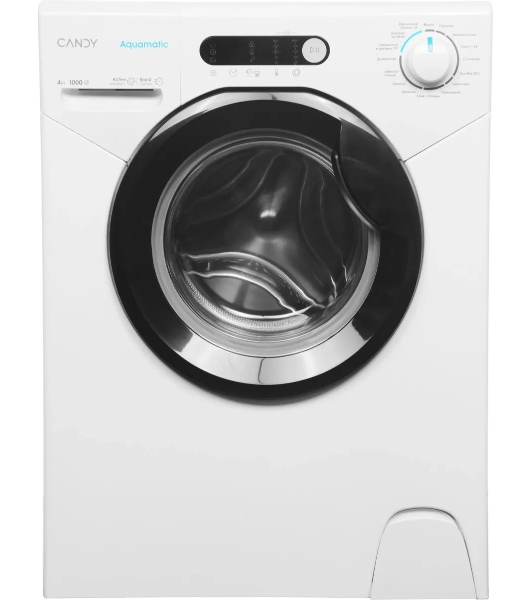Стиральная машина Candy AQUE 1043DR-07 белый, загрузка фронтальная 4 кг, 1000 об/мин, класс: А