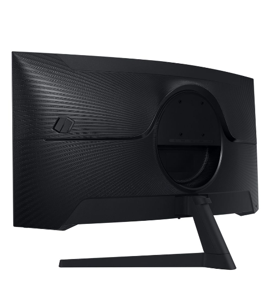 Монитор 34' Samsung Odyssey G5 C34G55TWWI VA 3440x1440, 165 Гц, 1 мс, 21:9, 250 кд/м2, 1xHDMI, 1xDP, изогнутый, черный
