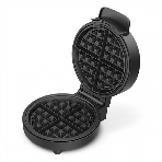 Вафельница BQ ST1009 черный/стальной, WAFFLE. 1000 Вт, приготовление 4 вафель одновременно, антипригарное покрытие панелей Non-Stick PRO, равномерный нагрев, теплоизолированная ручка, противоскользящие ножки, 2 индикатора работы: нагрева и питания, диапазон температур нагрева: 230 °С, материал корпуса: металл, бакелит, материал панелей : металл, размер рабочей поверхности: диаметр 190 мм, количество панелей: 2, вид панелей: венские вафли, длина шнура: 0.7 м, напряжение: 220-240 В, 50-60 Гц, защита от поражения электротоком: класс I', фото3