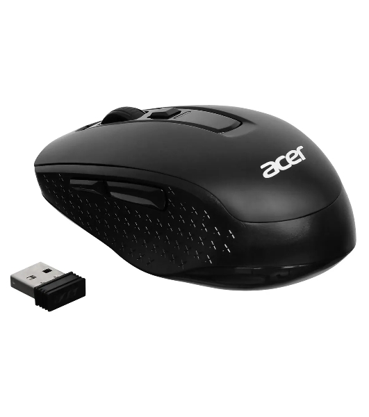 Мышь беспроводная Acer OMR060 черный, 1600 dpi, радиоканал, USB, кнопки - 6