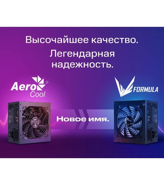Блок питания Aerocool/Formula VX-400 PLUS, 400Вт, 120мм, черный