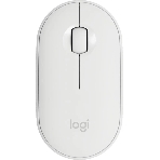 Мышь беспроводная Logitech Pebble M350 белый, 1000 dpi, радиоканал, Bluetooth, USB, кнопки - 3, фото 1