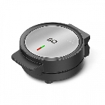 Вафельница BQ ST1009 черный/стальной, WAFFLE. 1000 Вт, приготовление 4 вафель одновременно, антипригарное покрытие панелей Non-Stick PRO, равномерный нагрев, теплоизолированная ручка, противоскользящие ножки, 2 индикатора работы: нагрева и питания, диапазон температур нагрева: 230 °С, материал корпуса: металл, бакелит, материал панелей : металл, размер рабочей поверхности: диаметр 190 мм, количество панелей: 2, вид панелей: венские вафли, длина шнура: 0.7 м, напряжение: 220-240 В, 50-60 Гц, защита от поражения электротоком: класс I', фото 1