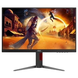Монитор 23.8' AOC 24G4H IPS 1920x1080, 200 Гц, 0.3 мс (MPRT), 16:9, 300 кд/м², HDR10, HDMI 2.0, DP 1.4, 3.5 Jack, FreeSync, черный