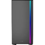 Компьютерный корпус без блока питания PCCOOLER LM300 ARGb BK, Flat Mid Tower, черный, TG, 0.45 SPCC, 1x120мм mATX, mITX 170/330/150мм 2x2.5', 2x3.5', 5xPCI 1xUSB-A 3.0, 2xUSB-A 2.0 375x205x427мм, фото7