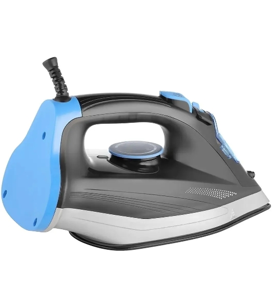 Утюг Centek CT-2315 черный/голубой, 2700 Вт, 35 г/мин, 135 г/мин, 320 мл