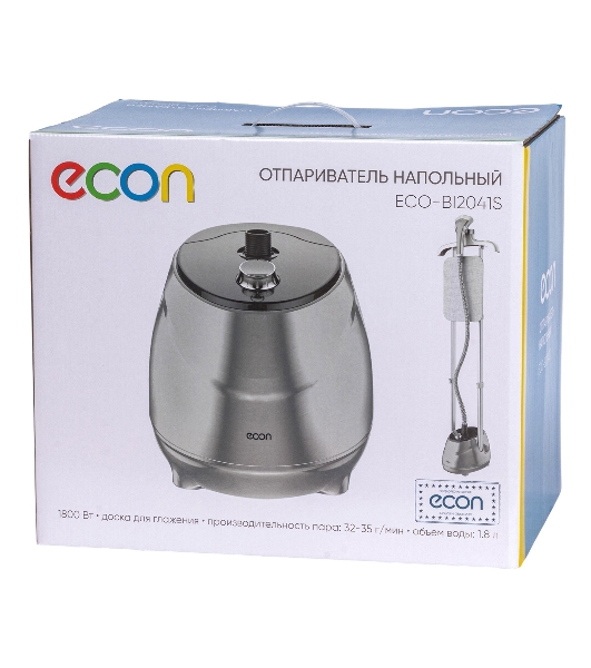 Отпариватель Econ ECO-BI2041S серый, 1800 Вт, 35 г/мин, 1800 мл