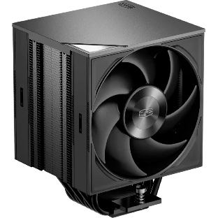 Кулер для процессора PCCooler RZ700D BK (270W, 4-pin PWM, 159.5mm, Al/Cu, 7x6mm, 2x120mm, 79.8CFM, 35.9dBA, 2400RPM, S: 1851/1700/1200/115X, AM5/AM4, black)