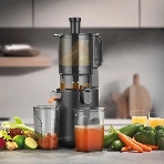 Соковыжималка CASO Juice Fit Pro черный, шнековая вертикальная, 250 Вт, 1000 мл, электронное, реверс, фото12