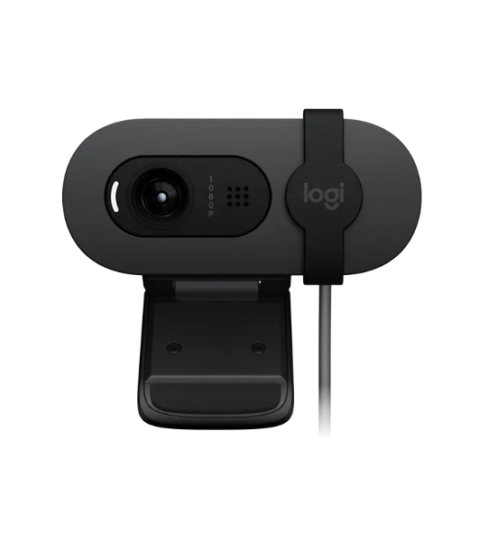 Веб-камера Logitech Webcam Brio 100, 1920x1080, GRAPHITE, защитная шторка