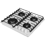 Газовая варочная панель Vitek VGH 6420 WG стекло белое, фото2