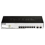 Коммутатор D-Link DGS-1210-10/F1A, 8×1 Гбит/с + 2×1 Гбит/с SFP, настраиваемый, фото 1