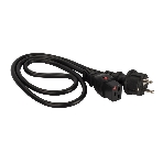 Шнур питания Lanmaster LAN-PP19L/SH-5.0-BK C19-Schuko проводник.:3x1.5мм2 5м 220В 16А черный, фото 1