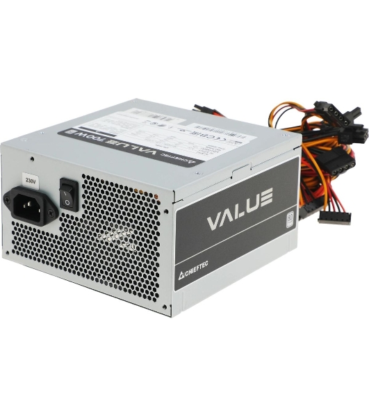 Блок питания Chieftec APB-700B8, 700Вт, 80 PLUS, 120мм, серебристый