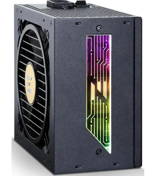 Блок питания Zalman ZM1000-TMX2 VIEW, 1000W, ATX12V v3.0, APFC, 12cm Fan, 80 PLUS Gold Gen5, Full Modular, side ARGb lights, Retail